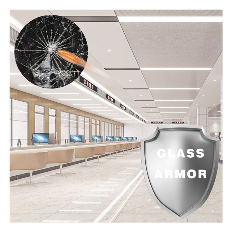 14Mil Bulletproof Shatterproof Glass Window Film