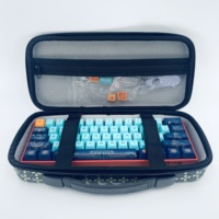 Étui pour clavier de voyage à coque dure EVA anti-choc avec poignée et mousse de coupe EVA