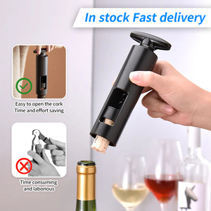 <strong>Custom</strong> Manual Cork Screw Wine <strong>Opener</strong> Bar Plastic Stainless Steel Tool Red Wine Bottle Weeding Classical Bottle <strong>Opener</strong> - Product Image 2