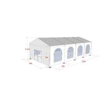 Tente sur Mesure pour Événements Extérieurs, Mariage Transparent 18X8 Mètres, Tente Pliante Arche Extérieure pour Événement, Tente Événementielle avec Rideaux Lourds