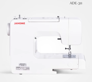Macchina per Cucire Overlock a Braccio Piatto Janome <span class=keywords><strong>ADE</strong></span> 311 con Funzionamento Motorizzato e Struttura in Metallo per Piccole Imprese - Product Image 4