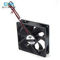Ventilateur de refroidissement pour boîtier d'ordinateur 92mm 9225, 92x92x25mm, DC 5V 12V 24V, ventilateur de refroidissement CPU PC 2 broches, 90mm 9cm