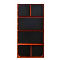 Cravate plate d'accessoires de coffrage de forme d'euro avec la goupille de cale pour les attaches de mur de construction en béton