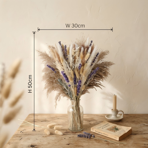 Ramo de Flores Secas a Granel, Mezcla de Lavanda y Pampas Hecha a Mano para Decoración de Eventos, Proveedor - Product Image 5