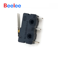Micro-interrupteurs étanches Beelee IP11 SMD certifiés RoHS, durée de vie de 1 000 000 cycles, vitesse de 0,1 mm à 1 m/s, isolation 500 VDC pour
