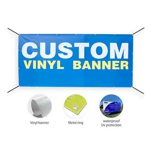 2024 publicidad al aire libre personalizada tela de malla PVC vinilo impresión banner impresión para promoción panaflex rollos PVC Flex banner