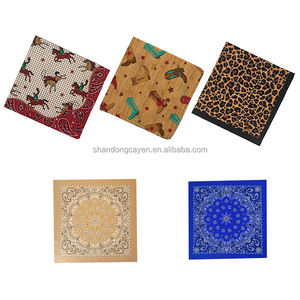 Moda Lenço Quadrado Design Personalizado com Padrão Sólido Dos Desenhos Animados Feito De Algodão Seda Poliéster <span class=keywords><strong>Bandana</strong></span> - Product Image 4