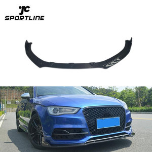 Lèvre de pare-chocs avant en fibre de carbone S3, séparateur de pare-chocs, spoiler de menton pour <span class=keywords><strong>Audi</strong></span> <span class=keywords><strong>A3</strong></span> <span class=keywords><strong>Sline</strong></span> S3 2014 2015 <span class=keywords><strong>2016</strong></span> pré-lifting - Product Image 1