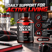 Kapsul Penguat Nitric Oxide dengan Vitamin C, Niacin, dan Zinc untuk Pria, Mendukung Sirkulasi dan Otot, Suplemen Diet OEM&ODM