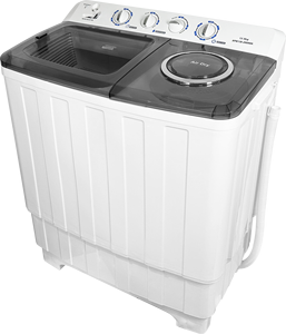 <span class=keywords><strong>Lavadora</strong></span> Eléctrica Semiautomática de Doble Tina Gris para Uso Doméstico, Operación en Inglés, Capacidad de <span class=keywords><strong>13</strong></span> <span class=keywords><strong>kg</strong></span> - Product Image 1