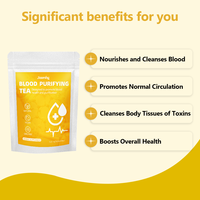 Jiaoming Prix usine Compléments alimentaires naturels à base de plantes Bourgeons de fleurs de Sophora Graines de chanvre 4g*10 pièces Sachets de thé pour le métabolisme et la purification du sang