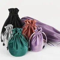 Sacchetti di flanella di moda di vendita caldi di sacchetti di gioielli in raso di sacchetti di velluto di imballaggio regalo di alta qualità