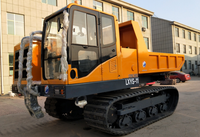 Mini-dumper sur chenilles LXYS-11 de 1 tonne pour la construction et l'agriculture