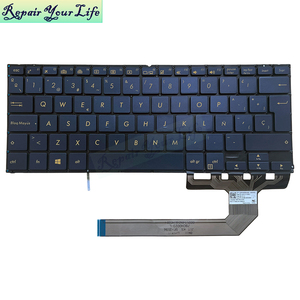 SP คีย์บอร์ดแล็ปท็อปแบบสเปน backlit สำหรับ Asus <span class=keywords><strong>Zenbook</strong></span> <span class=keywords><strong>flip</strong></span> <span class=keywords><strong>S</strong></span> แป้นพิมพ์0KNB0-2603WB00 UX370UA UX370UAF เปลี่ยนใหม่ - Product Image 1