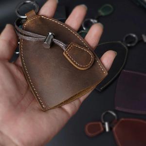Universal Car <b>Key</b> Case, Premium Leather Car <b>Key</b> Bag for Men, Luxury Fashion <b>Key</b> Fob <b>Holder</b> - Product Image 5