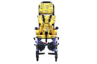 Poussette moulée sur mesure pliante pour le voyage en plein air inclinable inclinable dans l'espace manuel pour enfants paralysie cérébrale fauteuil roulant pédiatrique