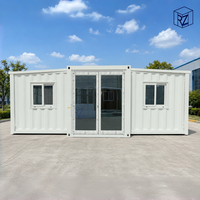 Maison conteneur extensible de 20 pieds avec salle de bain, double espace, maison préfabriquée portable avec aménagement flexible Ray-Zen