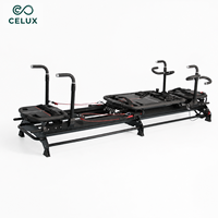 Machine de Pilates Reformer Commerciale de Luxe pour le Corps Entier, Lit de Pilates Professionnel en Aluminium Multifonctionnel pour Studio de Yoga et Pilates