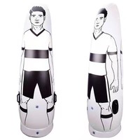 Mannequin Gonflable de Gardien de But OEM Fdfit Durable pour Entraînement de Coup Franc, Défenseur, Enfants et Adultes, en PVC Blanc, Plusieurs Tailles