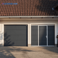 Puerta Seccional Elevable Multiusos con Ventanas de Observación Opcionales y Puertas de Acceso para Villas, Almacenes y Comercios