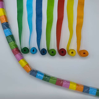 Machine à confettis pour festivals de musique et soirées en club, manchons de serpentins en papier ignifuges, serpentins en papier de soie résistants aux flammes