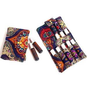 กระเป๋าใส่ยาทาเล็บน้ำหอมน้ำมันหอมระเหยแบบพกพา 10 ขวด รุ่น New Canvas - Product Image 1