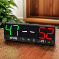 Tableau de score numérique LED rechargeable portable pour les jeux de pickleball en salle pour enfants