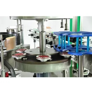 12000BPH dish soap toilet cleaner industrial product labeling machine