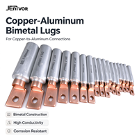 Borne de câblage bimétallique JEMA à haute conductivité Cuivre-Aluminium pour mise à la terre haute tension et protection contre la foudre