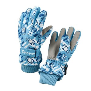 Gants de ski pour enfants, chauds, imperméables, compatibles avec les écrans tactiles, pour les activités hivernales en neige et en plein air, taille 4-14 ans - Product Image 1