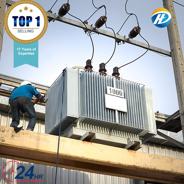 1250KVA 11kv to 380V 3-phase Transformer and protection Transformer Iron Core ONAN Dyn11 Power Transformers