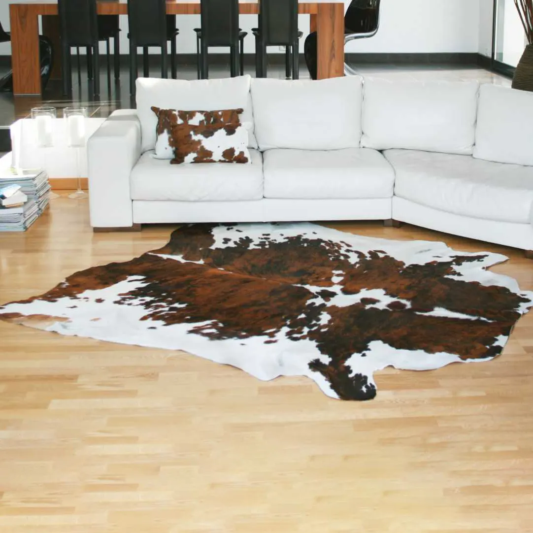 미끄럼 방지 큰 크기 거실 장식 바닥 카펫 사용자 정의 모양 천연 소가죽 표범 지역 깔개 판매