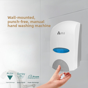 Distributeur de <span class=keywords><strong>savon</strong></span> liquide moussant manuel <span class=keywords><strong>pour</strong></span> évier de cuisine, salle de bain, montage mural, usage commercial, domestique, hôtelier - Product Image 2
