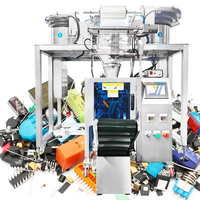 Machine d'emballage automatique haute précision à 3 plaques vibrantes pour pièces détachées de jouets, vis, boulons, clous et quincaillerie