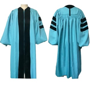 Túnica Académica Mate 100% Poliéster con Borla para Ceremonia Escolar, Coro, Conjunto de Toga y Birrete de Graduación Unisex - Product Image 1