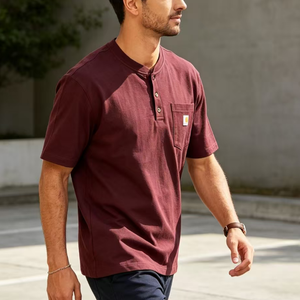 T-Shirt Polo Classica Bianca da Uomo con Bottoni e Tasca sul Petto, 100% Cotone, Ideale per l'Estate, Logo Hartt - Product Image 6