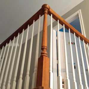 Bán Buôn Rắn Gỗ Sồi Trắng 7021 90-Độ Mức Độ Quý Lần Lượt Cap Tay Đường Sắt Phù Hợp Cho Cầu Thang Nhỏ Moq Yêu Cầu Việt Nam - Product Image 4