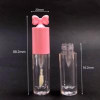 Tube de baume à lèvres en plastique de 2,5 ml, couleur macaron, remplissage par le bas, emballage cosmétique, conteneur pour rouge à lèvres