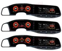 Autoradio Android à double écran GPS Lecteur CD TV pour Dodge Challenger/Hellcat 2015-2023 12,3" + 10,9" Montage sur tableau de bord 4+64 Go