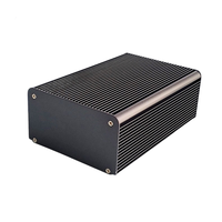 Boîtier de contrôle de batterie en alliage d'aluminium 6063 100x55 Boîtier d'alimentation anodisé IP54 pour boîtiers d'instruments électroniques Lumière