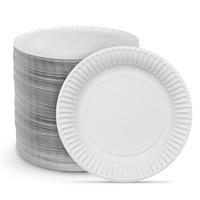 Assiettes jetables en canne à sucre compostables, vaisselle biodégradable, résistantes au micro-ondes, au congélateur et à l'eau, pour les plats à emporter