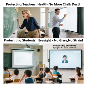 Pantalla Táctil Inteligente Multitáctil <span class=keywords><strong>de</strong></span> 55 65 75 85 86 Pulgadas, Pantalla Multitáctil <span class=keywords><strong>de</strong></span> 20/40 Puntos, Pizarra Interactiva 4K para Educación en el Aula - Product Image 2