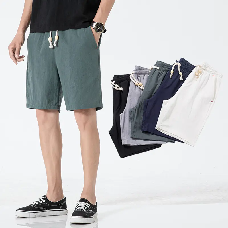 Eihan Ice Silks Quick Drying Mens Casual Shorts with Pocket Drawstring Waist Daily Home Travel Summer Beach Shorts Black 4XL 