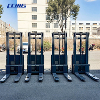 Équipement d'entrepôt LTMG, transpalette électrique 1,6 tonne 2 tonnes avec fourches de levage réglables
