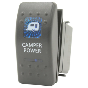 Korna Anlık Rocker Anahtarı 12V 20A 3 Pin IP66 Dereceli SPST Panel Montajlı Araba Kamyon Tekne Motosiklet Evrensel Kullanım için - Product Image 1