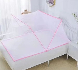 Upgraded Automatic Pop up Mosquito Plastic Fiberglass Tent for Family Camping Garden with High Density Mesh Quick Fold Carry - Product Image 3