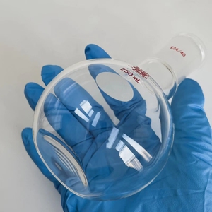 50-<span class=keywords><strong>1000ml</strong></span> thủy tinh Borosilicate chưng cất nhận thiết bị nặng tường đơn cổ phẳng đáy bình Sôi khớp tiêu chuẩn - Product Image 3
