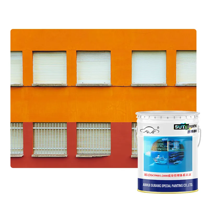 Asya boyalar dekoratif duvar boya uygulamak kolay akrilik su bazlı hava dayanıklı ev bina kaplama için