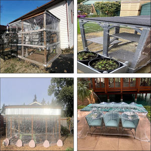 <span class=keywords><strong>Bâche</strong></span> imperméable en vinyle PVC transparent <span class=keywords><strong>pour</strong></span> l'extérieur, anti-traction, durable, coupe-vent, rideaux de cour et de <span class=keywords><strong>terrasse</strong></span> - Product Image 3