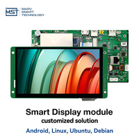 Android Ubuntu modul Tampilan 5 inci dengan Uart LAN TTL untuk pengontrol lampu lalu lintas